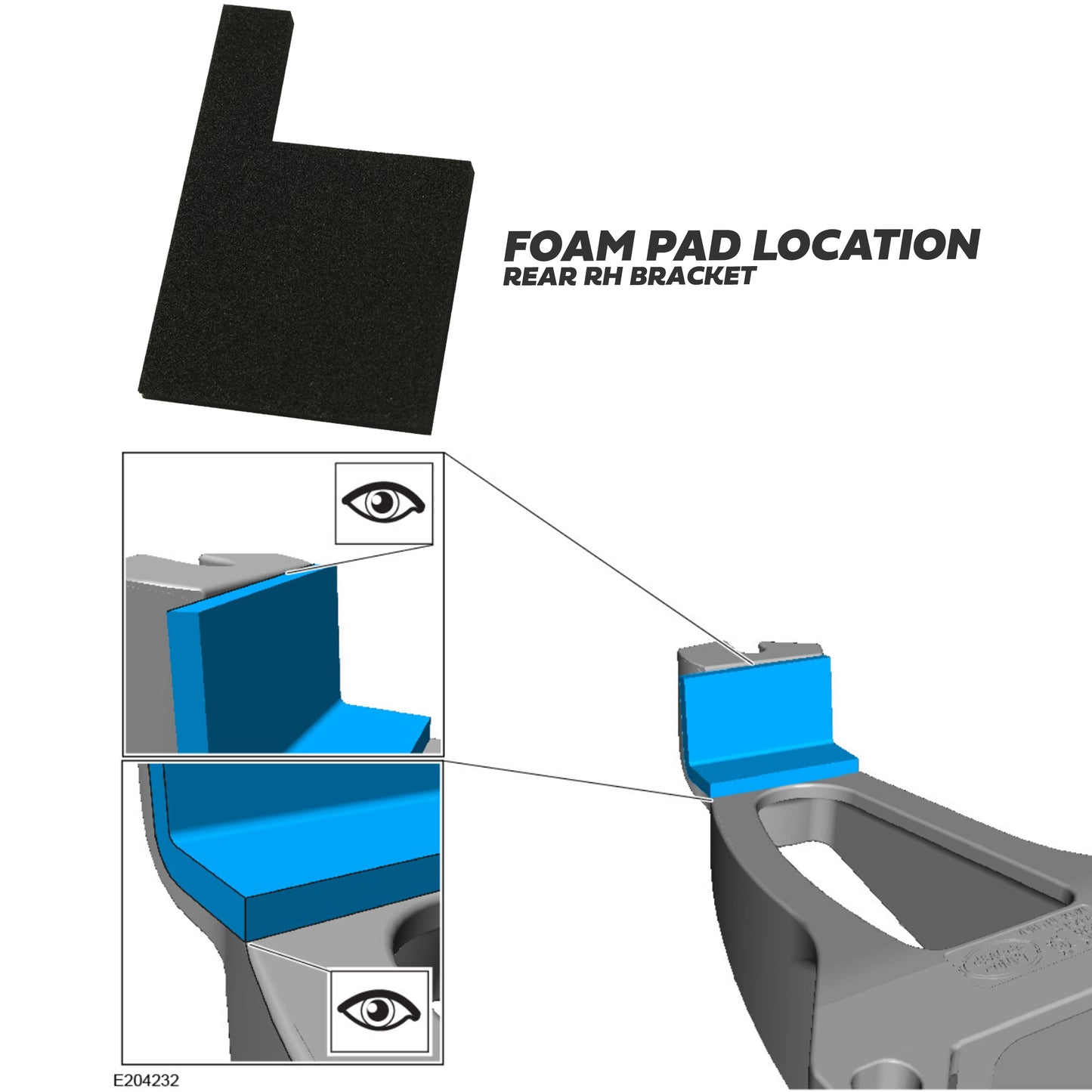 Side Step / Tube Spacer kit (genuine) for Land Rover Discovery 5 2021