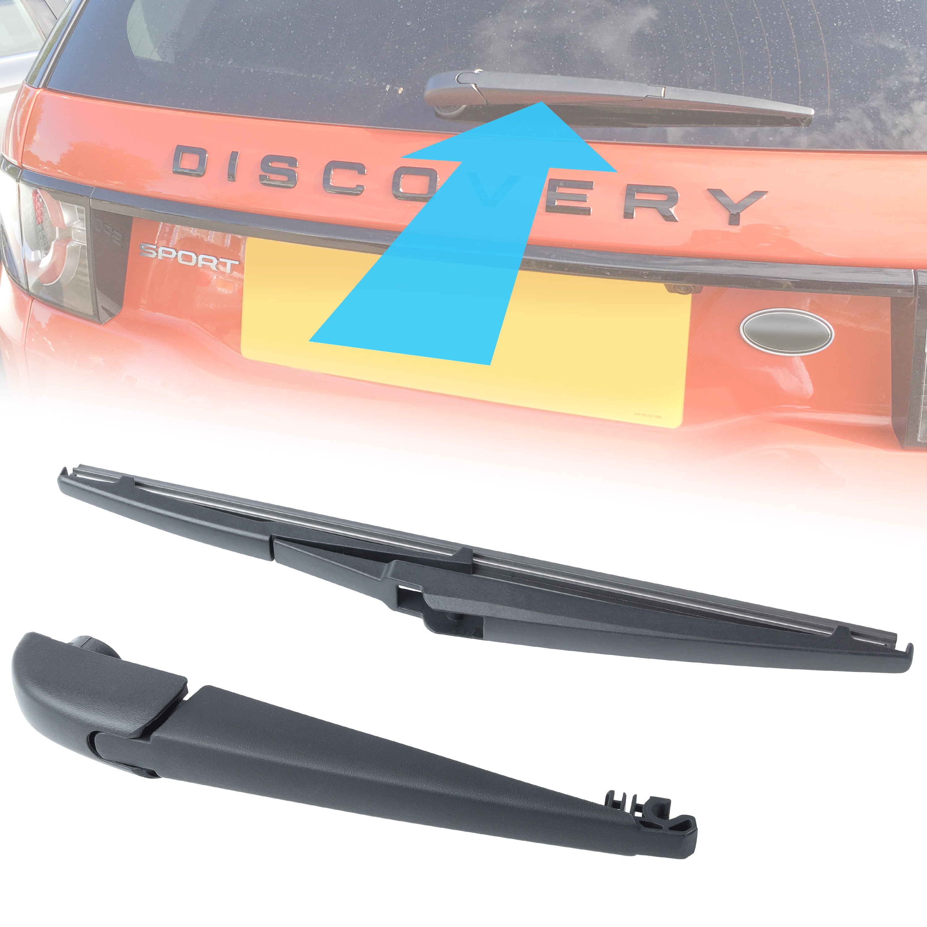 Rear Wiper Service Kit (Arm & Blade) for Land Rover Discovery Sport ...
