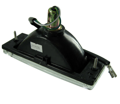 Isuzu TF Clear Front Indicator Light Assembly - Square Type - E Marked - LH