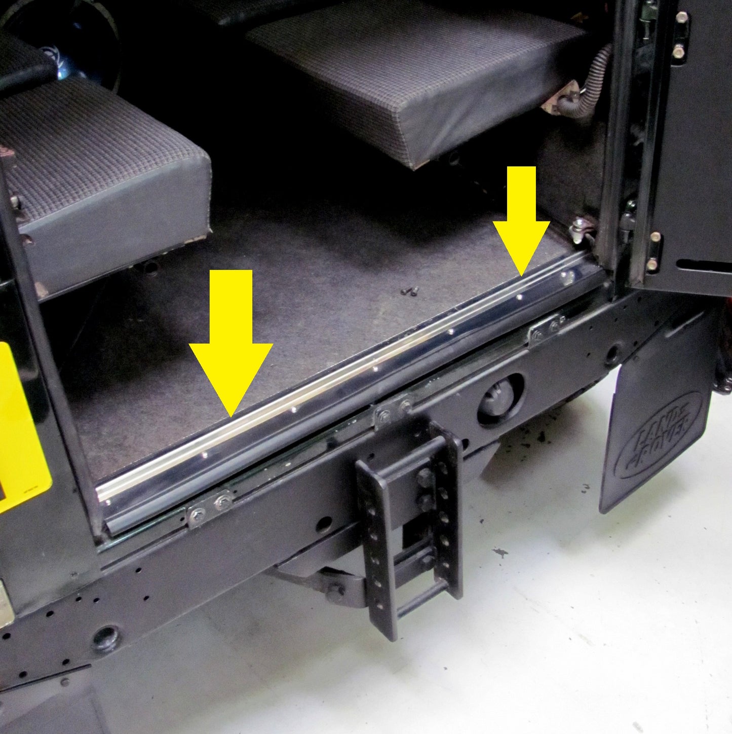 Rear Door Sill Step Trim Tread for Land Rover Defender