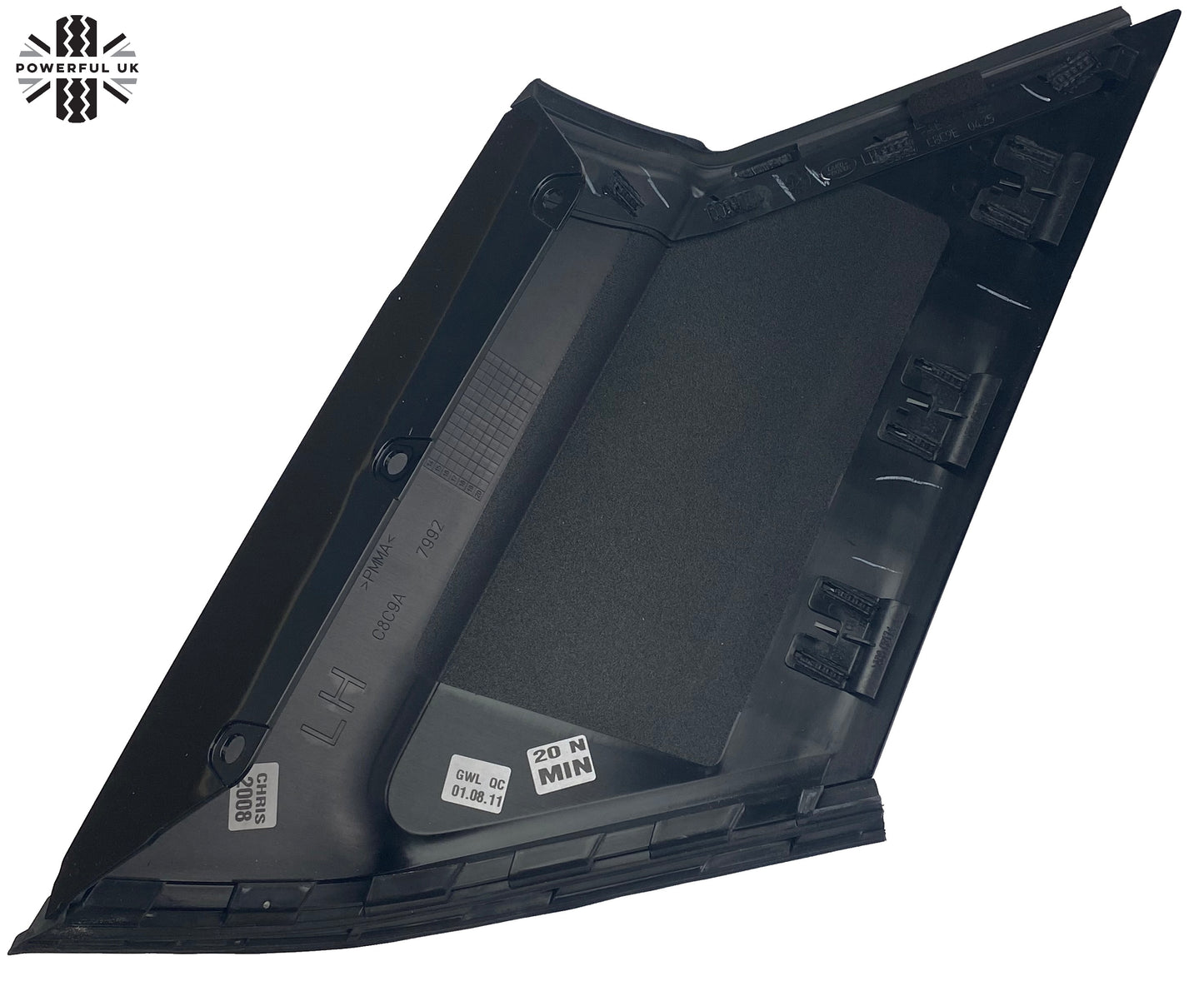 Genuine Black Left D Pillar Cover for Range Rover Evoque 5 Door