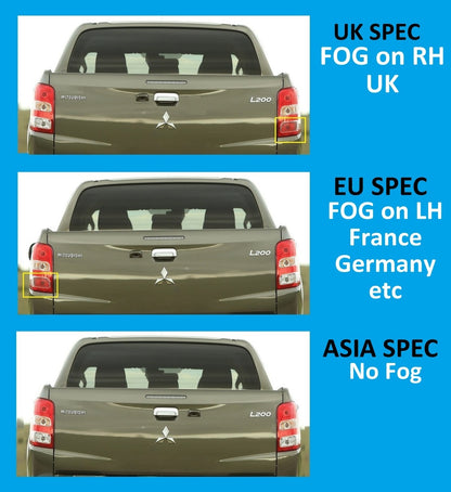 Rear Light - LH (OE spec) for Mitsubishi L200 2016+