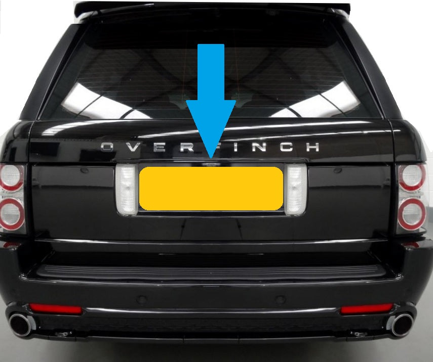 Rear Tailgate Trim Strip - Gloss Black for Range Rover L322