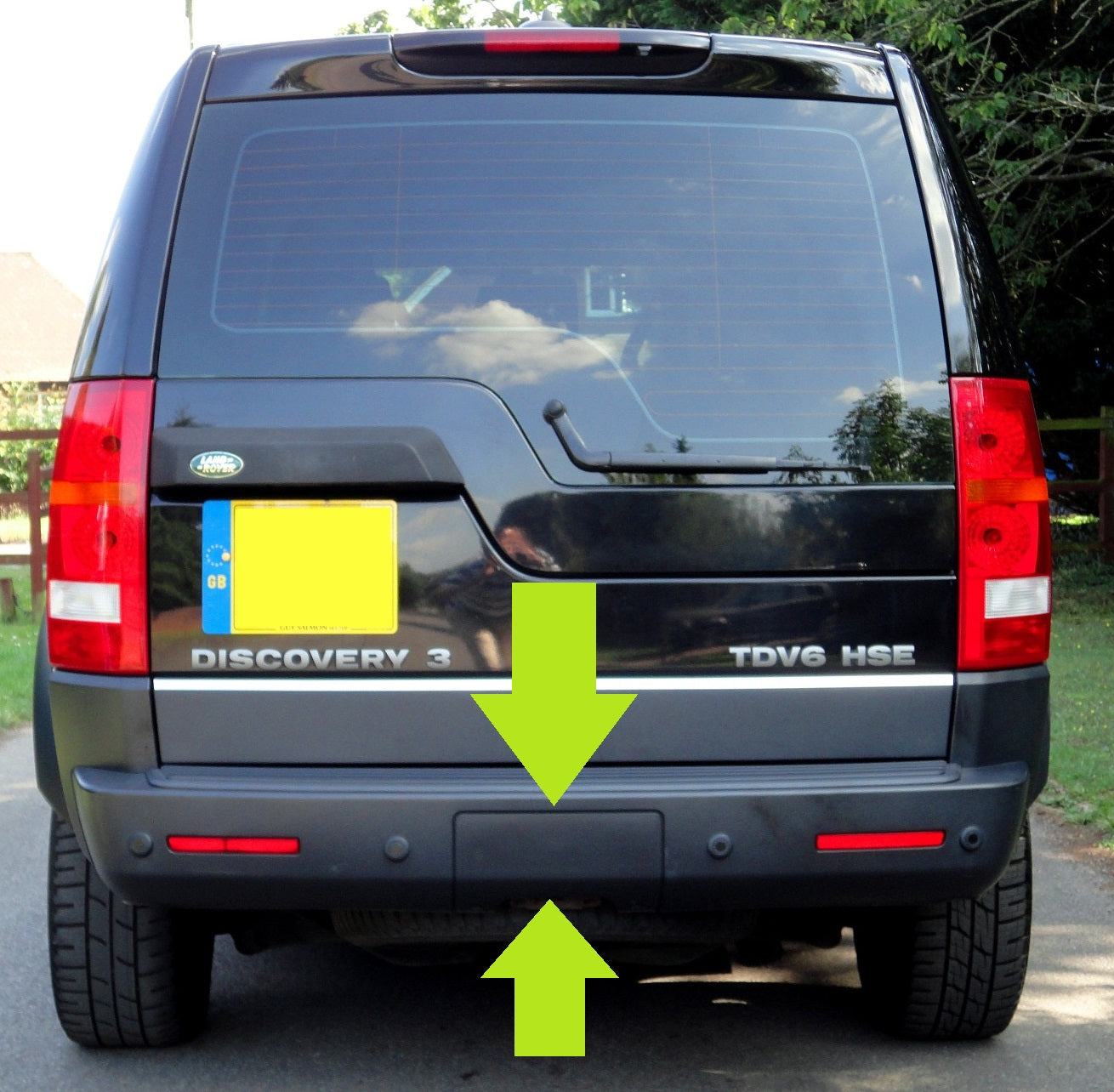 Rear Bumper Tow Eye Cover for Land Rover Discovery 3/4