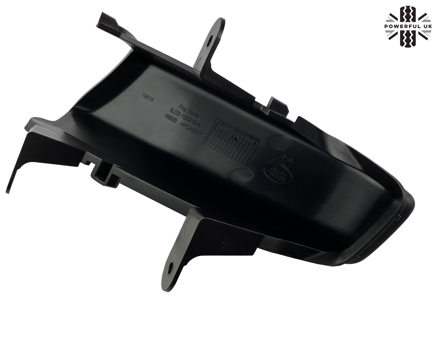 Genuine Dark Atlas Grey Fog Insert Blank for Range Rover Evoque - Right