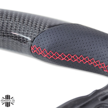 Steering Wheel - Carbon Fibre with Sports Grip for BMW Mini F54,F55,F56