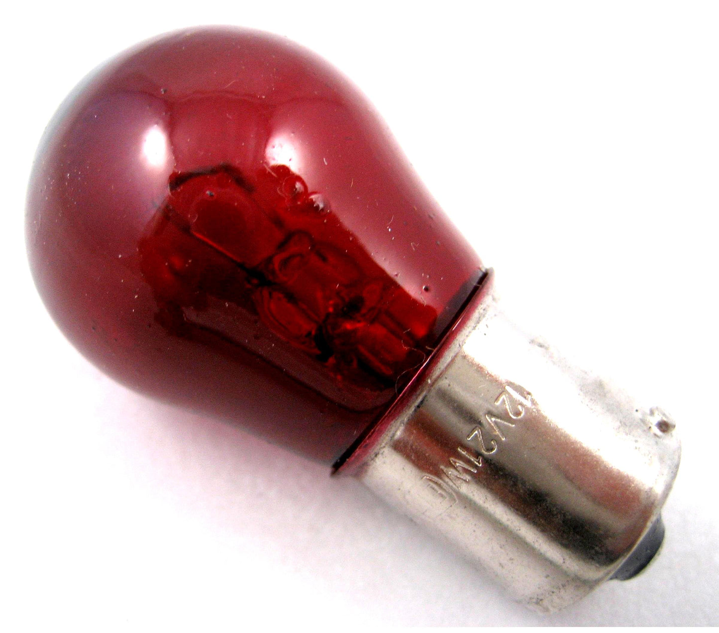 BA15s RED Fog Light Bulb 12v 21W
