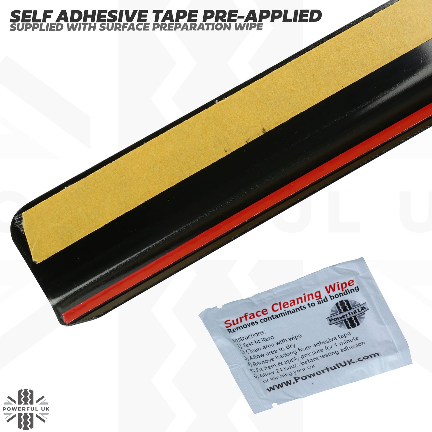 Door Sill Covers in Black with Silver Sport Logo for Range Rover Sport L494