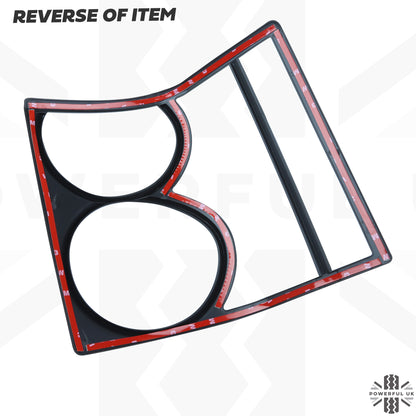 Rear Light Covers for Range Rover L322 - Gloss Black