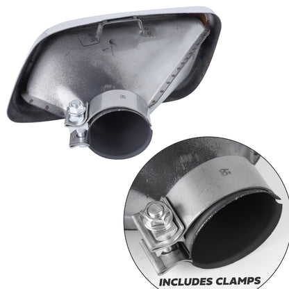 '2018 SVR' Style Exhaust Conversion Finishers for Range Rover Sport L494 2014-17 - Stainless