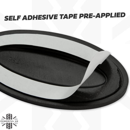 Black & Silver Badge on Gloss Black Plinth for Range Rover Sport L494