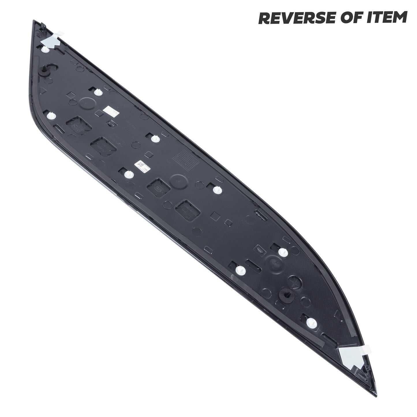 Chequer Bonnet Trim (Genuine) for Land Rover Defender L663 -  Gloss Black - Right