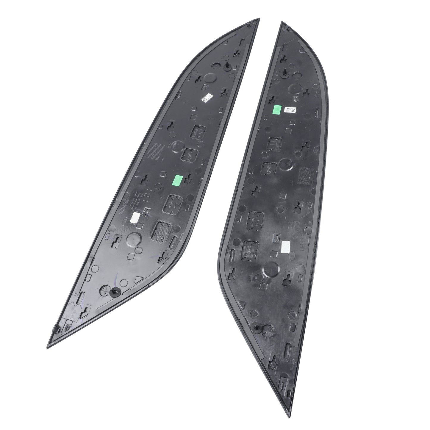 Chequer Bonnet Trims (Genuine Take-Offs) for Land Rover Defender L663 - Gloss Black