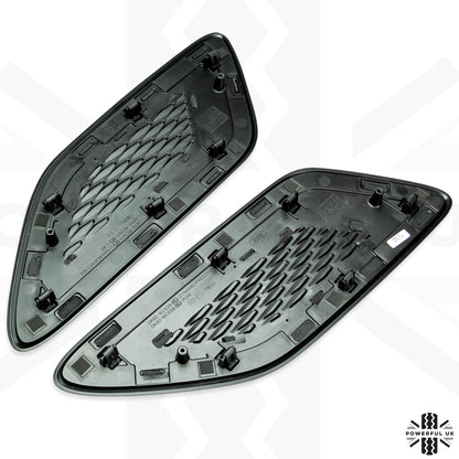 Bonnet Vents (2018) - Genuine - Gloss Black + Silver for Range Rover Sport