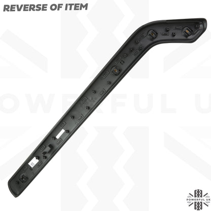 Interior Centre Console Finishers PAIR (Genuine) in Walnut for Defender L663