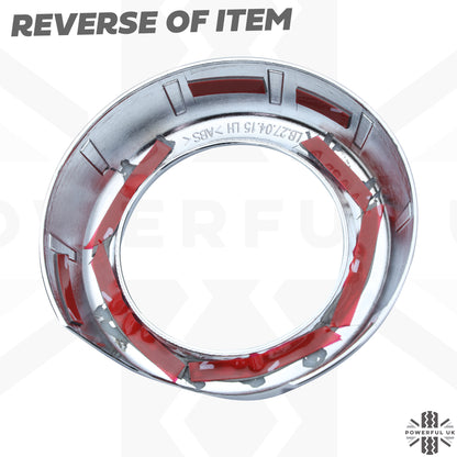 2x Foglight Bezel Covers for Range Rover L322 2010 - Chrome