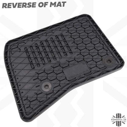 Rubber Floor Mat 2pc Set - Front Mats Only - for Land Rover Defender L663 - RHD