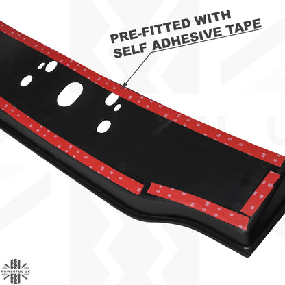 Tailgate Number Plate Surround Panel in Gloss Black for Land Rover Discovery Sport - Aftermarket