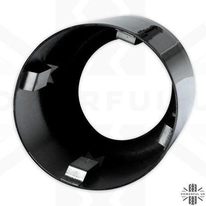 Round Exhaust Tips - PAIR for Land Rover Discovery Sport -   Stainless