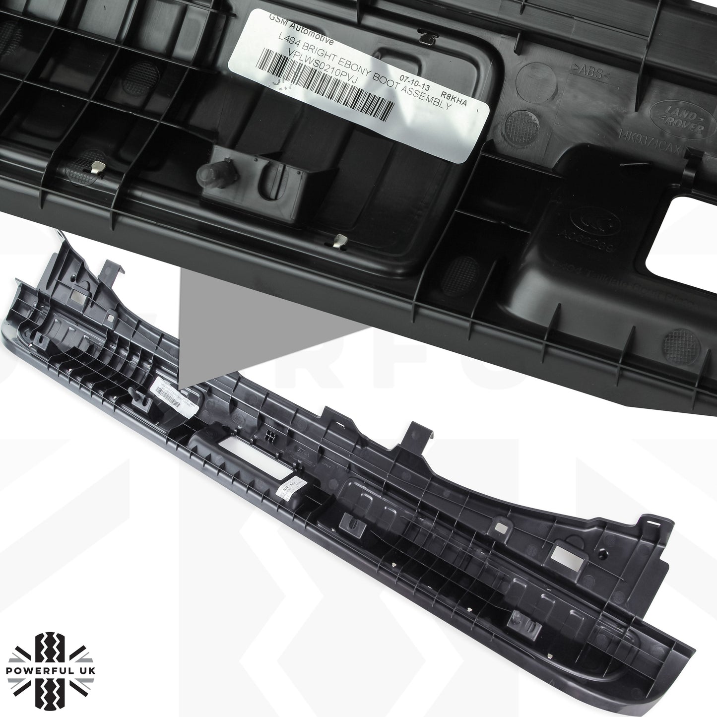 Loadspace Finisher - Stainless Steel + Black for Range Rover Sport L494