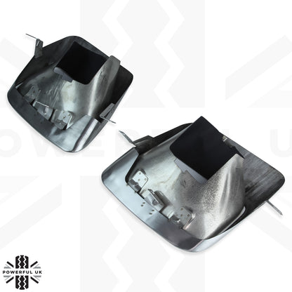 Rear Bumper Exhaust Tailpipe Tips (Pair) for Range Rover L405 2018 - Stainless Steel