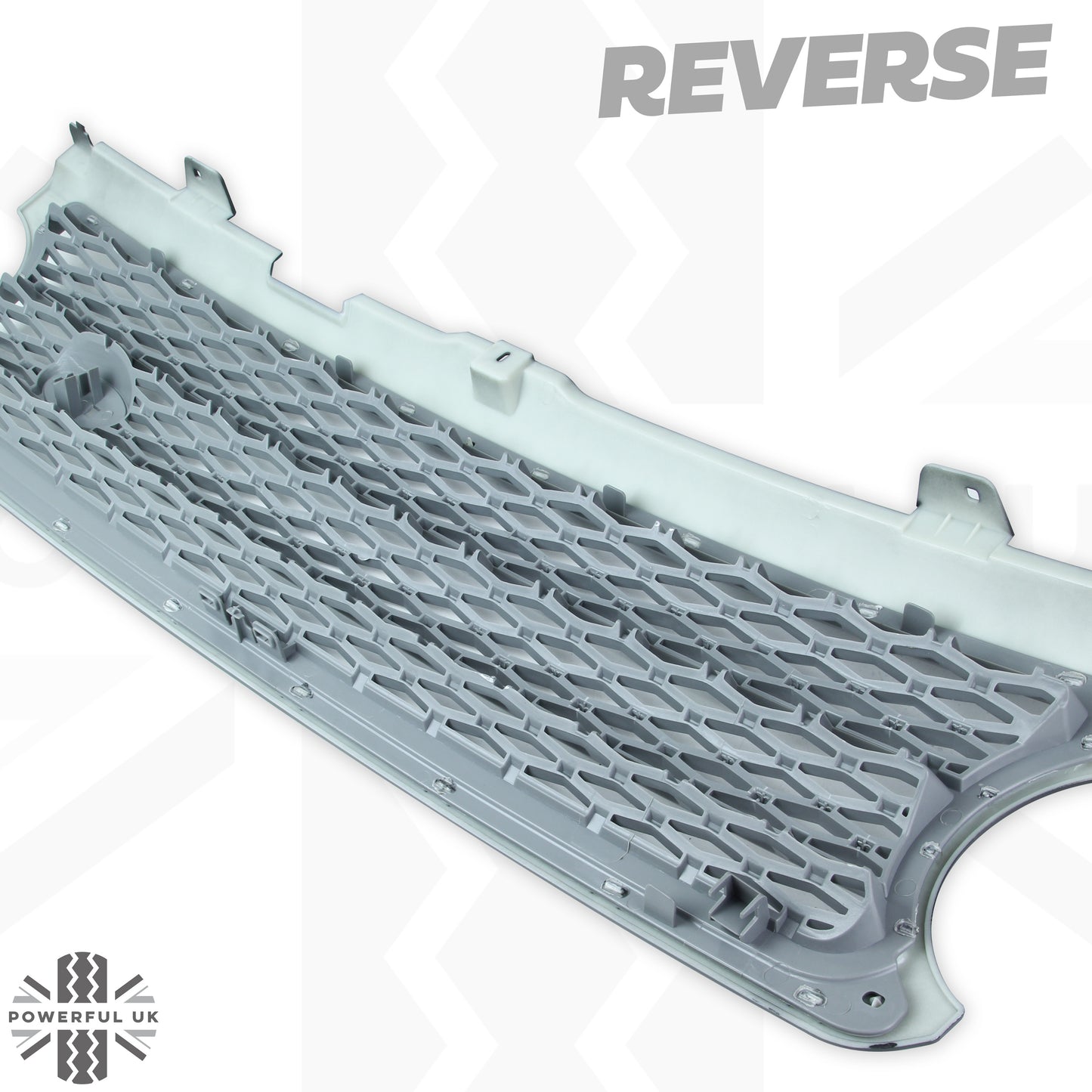 "Supercharged Style" Grille for Range Rover L322 05-09 - Grey + Silver