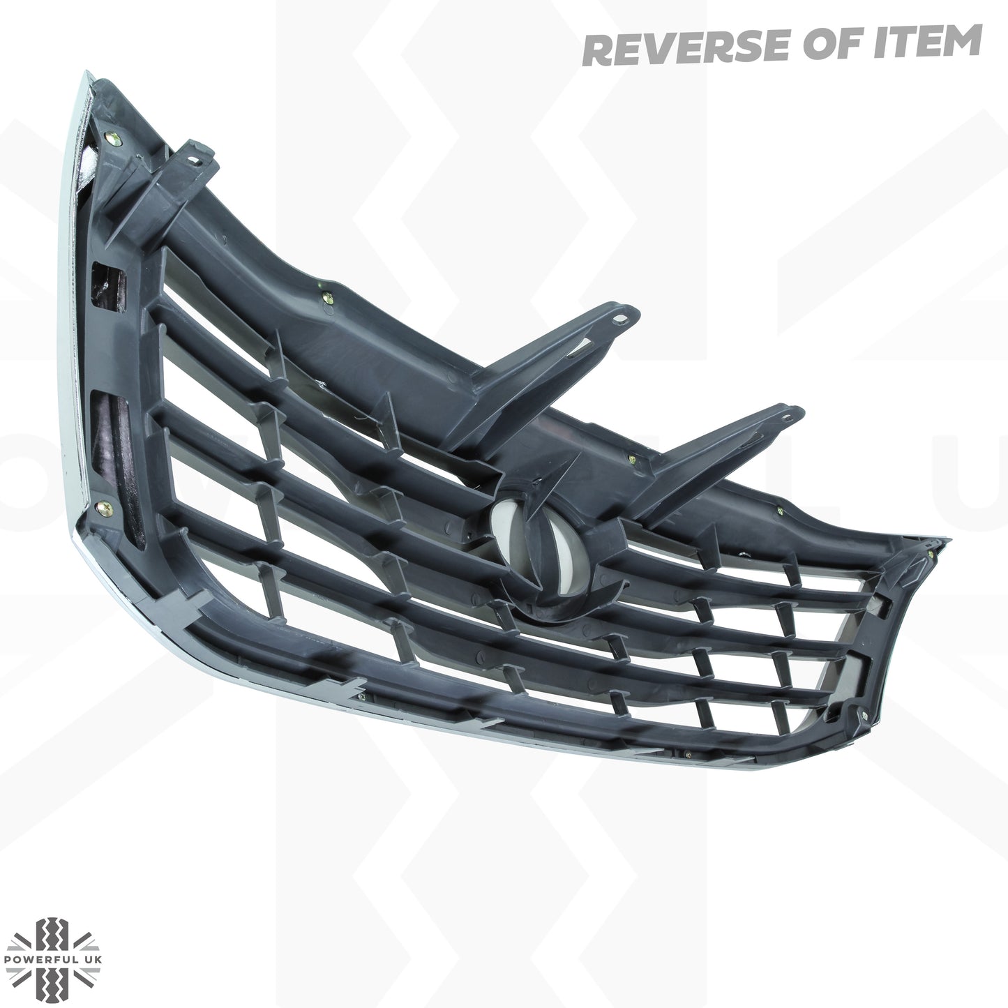 Front Grille - Chrome & Grey - for Toyota Hilux Mk7 Vigo Champ