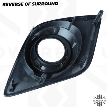 Fog Light Kit - Black Surrounds - for Toyota Hilux Mk8 Revo (2015-20)