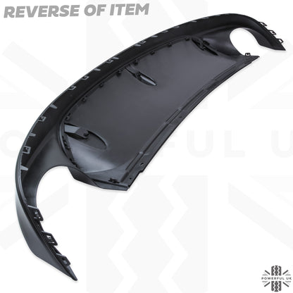 Rear Bumper Valance & Diffuser - 2pc - Gloss Black for Jaguar XF