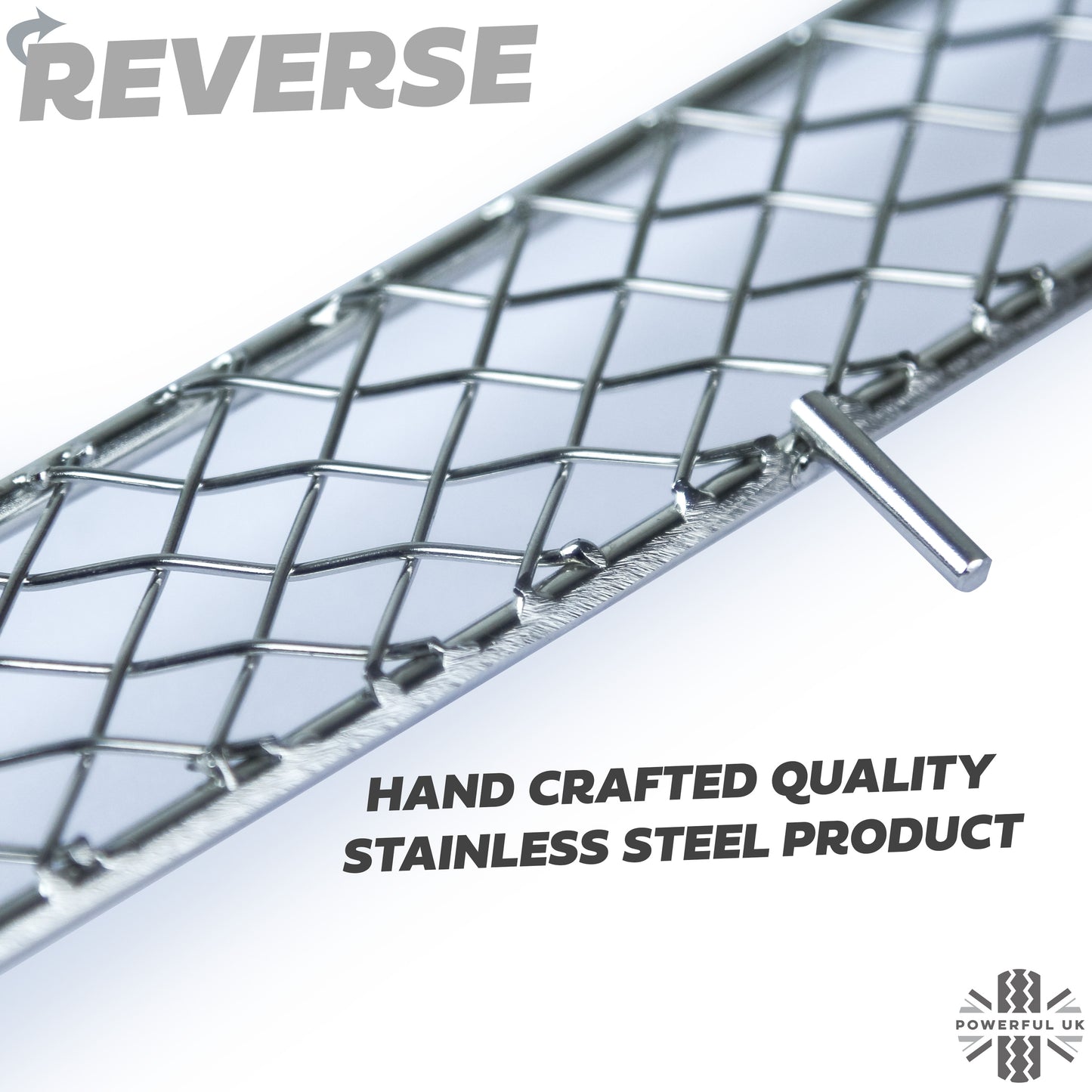 Lower Mesh Grille for Range Rover L322 (2006-09) - Stainless Steel