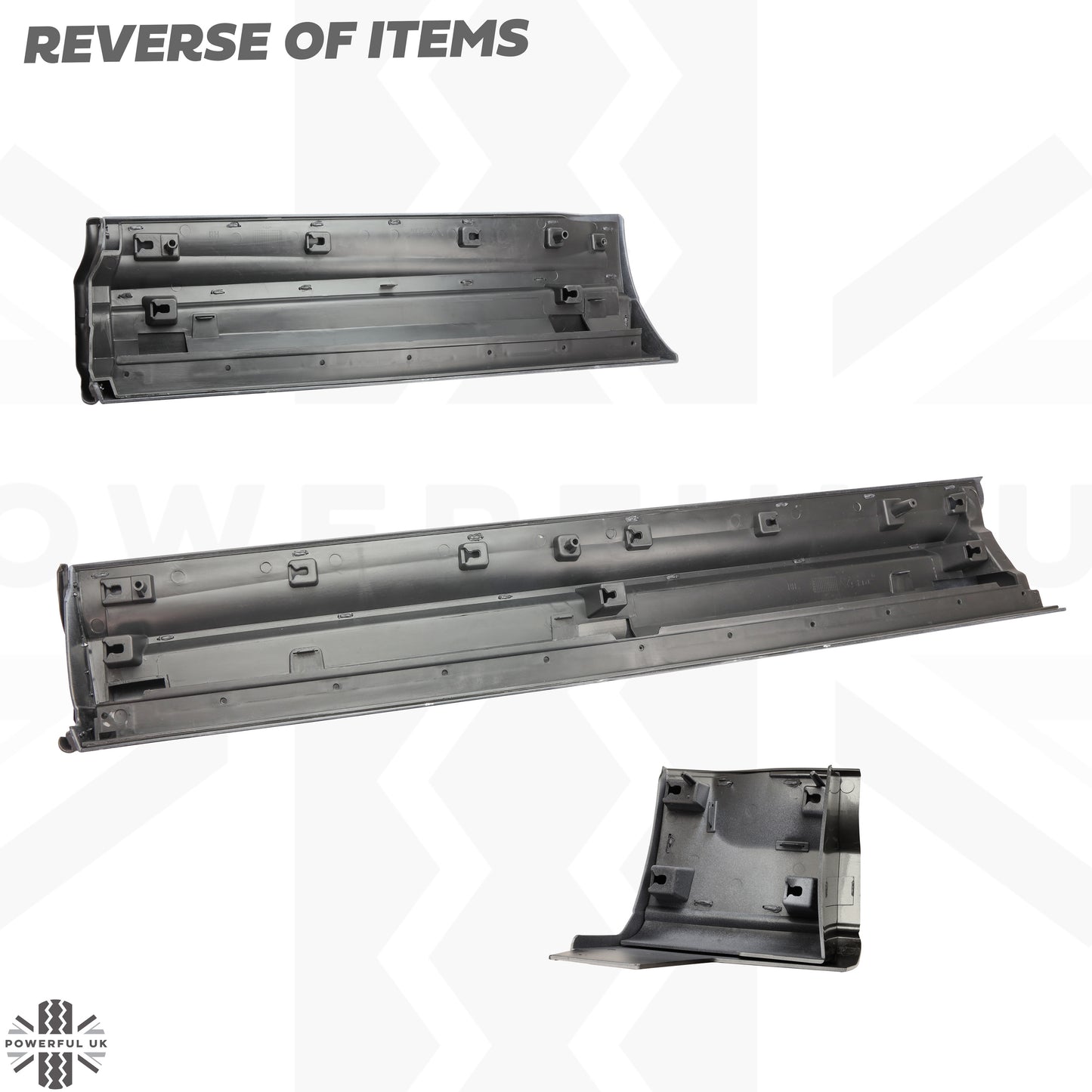 SVR Style Lower Door Mouldings for Range Rover Sport L494 (2014-17) - Santorini Black