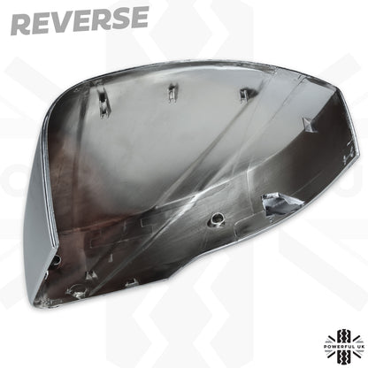 Mirror Covers - Top Half Caps for Land Rover Discovery 5 - Gloss Black