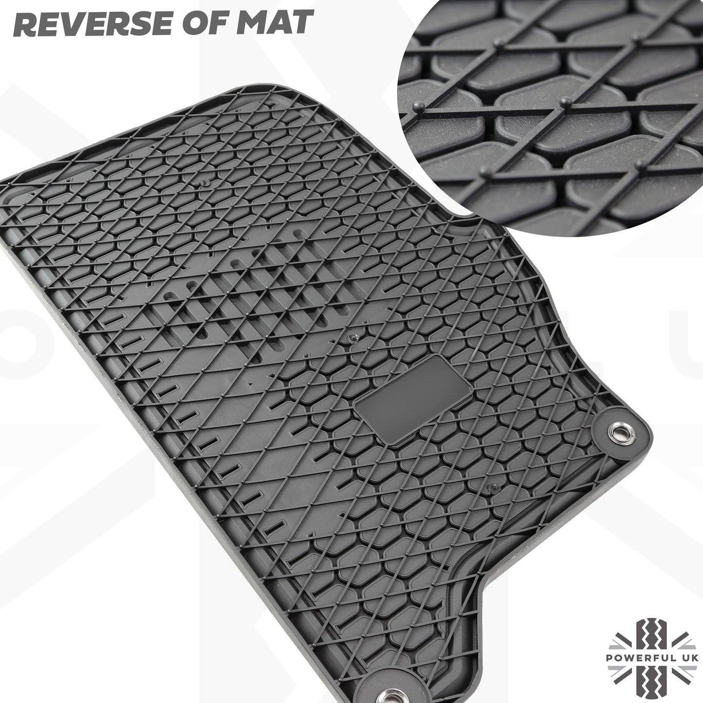 Rubber Floor Mats 4pc - RHD - for Range Rover Sport L320