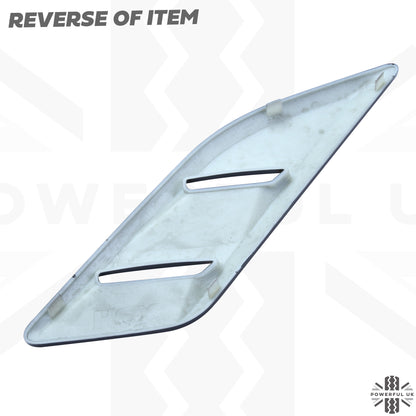 Bonnet Vent 'Double Louvre' Inserts for Range Rover Sport L494 - Gloss Black