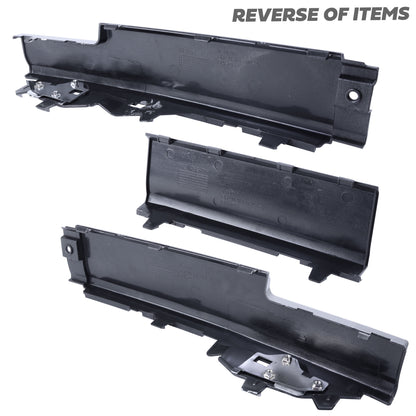 Insert Kit (3pc) for Range Rover L322 'Exterior Design Pack' Rear Bumper - Silver