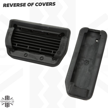 Foot Pedal Covers (With Logo) - Genuine - for Jaguar XE
