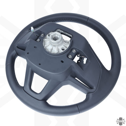 Steering Wheel - Heated - Ebony Leather + Moonlight Bezel for Range Rover Velar 2021+