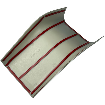 Rear Seat Air Vent 'Anti Kick' Cover in Silver for Tesla Model 3