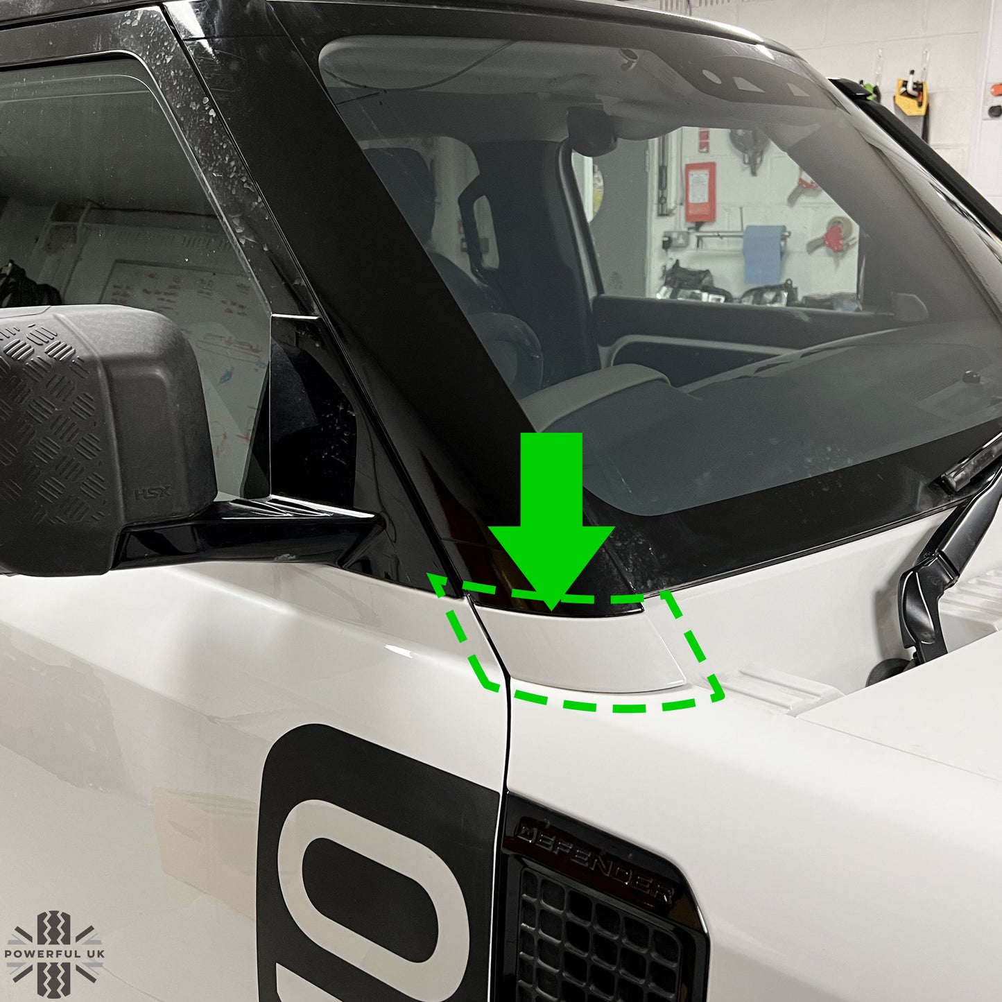 Late Type A Pillar Finisher Cap for Land Rover Defender L663 - RIGHT