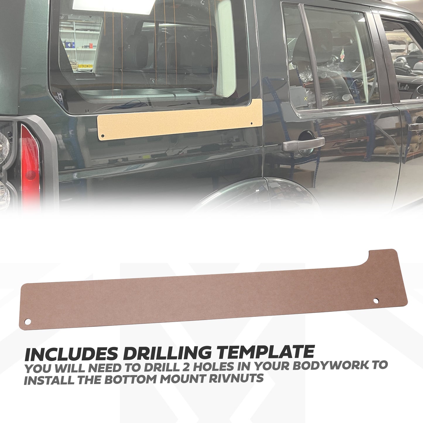 Molle Plate Kit - Grid Design - RH - for Land Rover Discovery 3/4