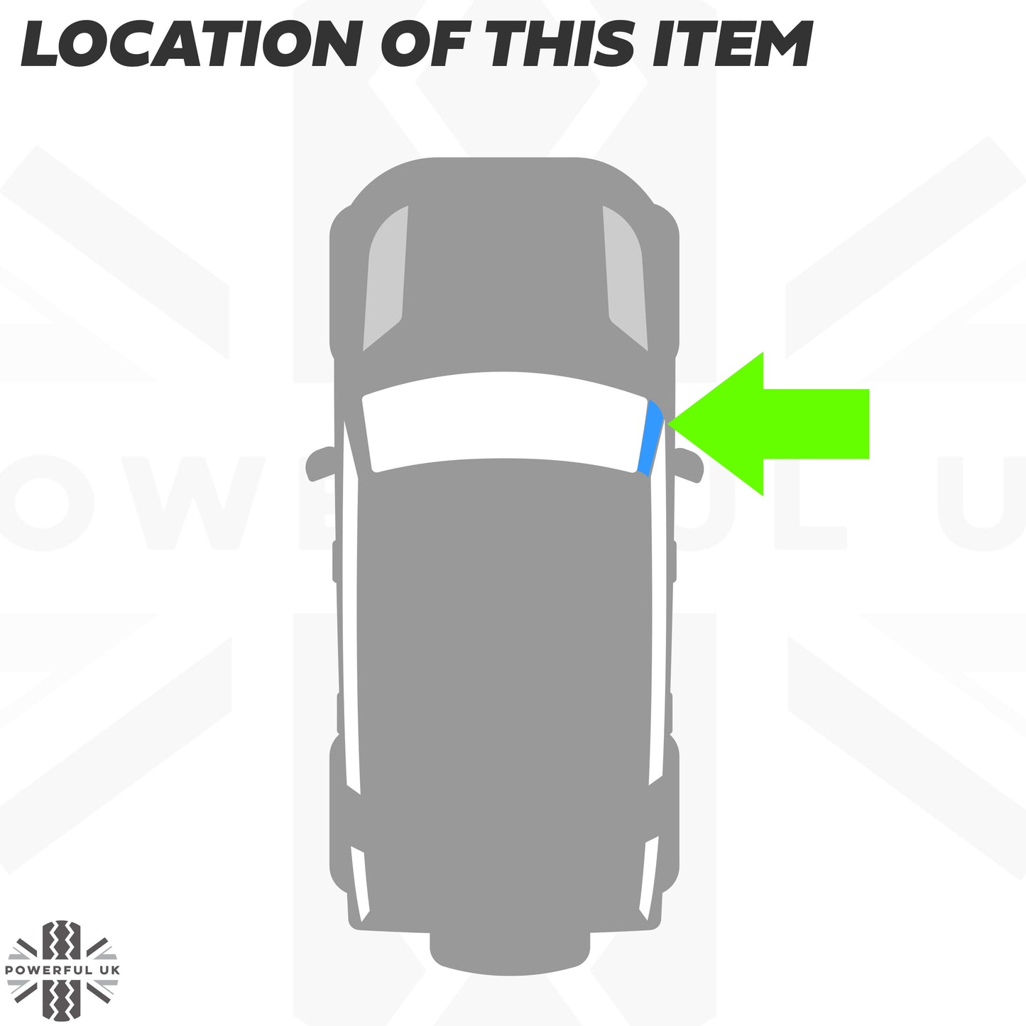 Genuine A Pillar Finisher in Gloss Black for Land Rover Defender L663 - RIGHT