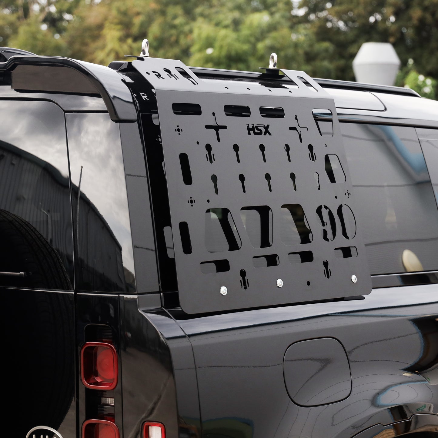 Molle Plate Kit - Black - Mix Design - PAIR - for Land Rover Defender L663 (90 Model)