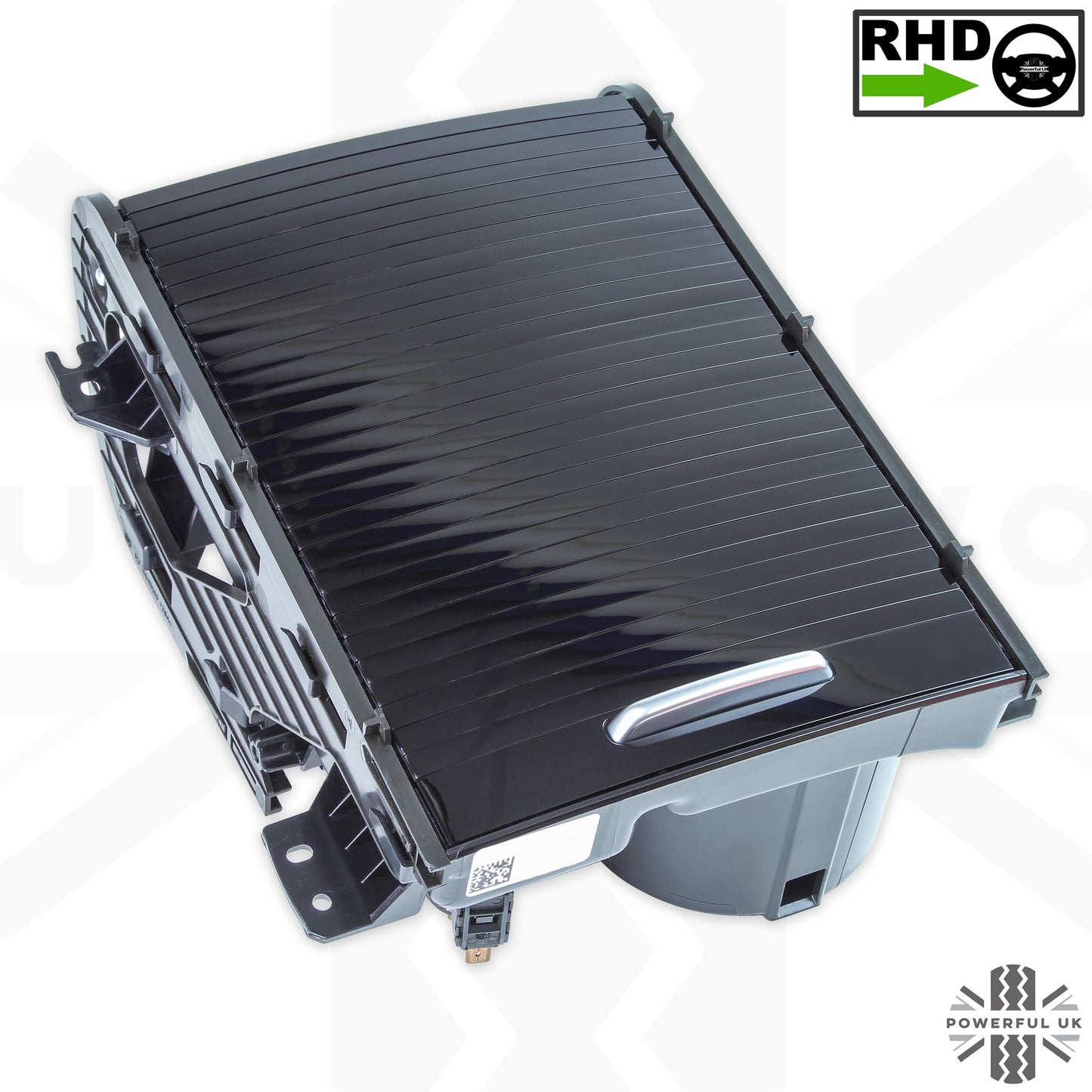 Genuine Cupholder Sliding Compartment for Range Rover Evoque 2011-18 RHD - Piano Black