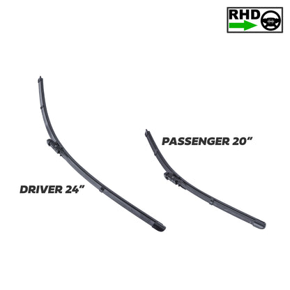 Genuine Front Wiper Blades (PAIR) for Land Rover Freelander 2 - RHD