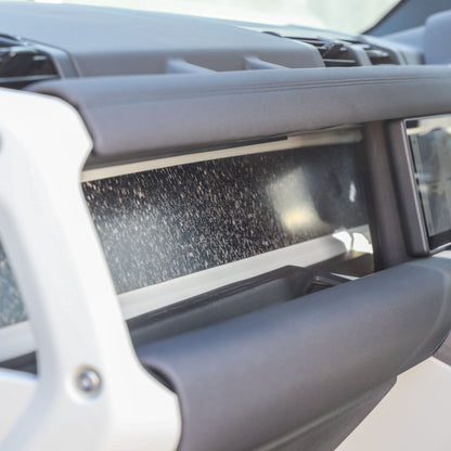 Aluminium Dashboard Fascia Panel Kit for Land Rover Defender L663 (RHD) - Chopped Carbon