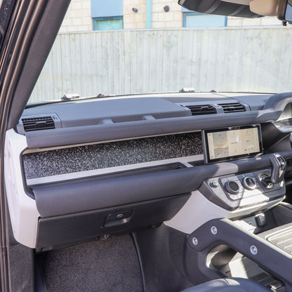 Aluminium Dashboard Fascia Panel Kit for Land Rover Defender L663 (RHD) - Chopped Carbon