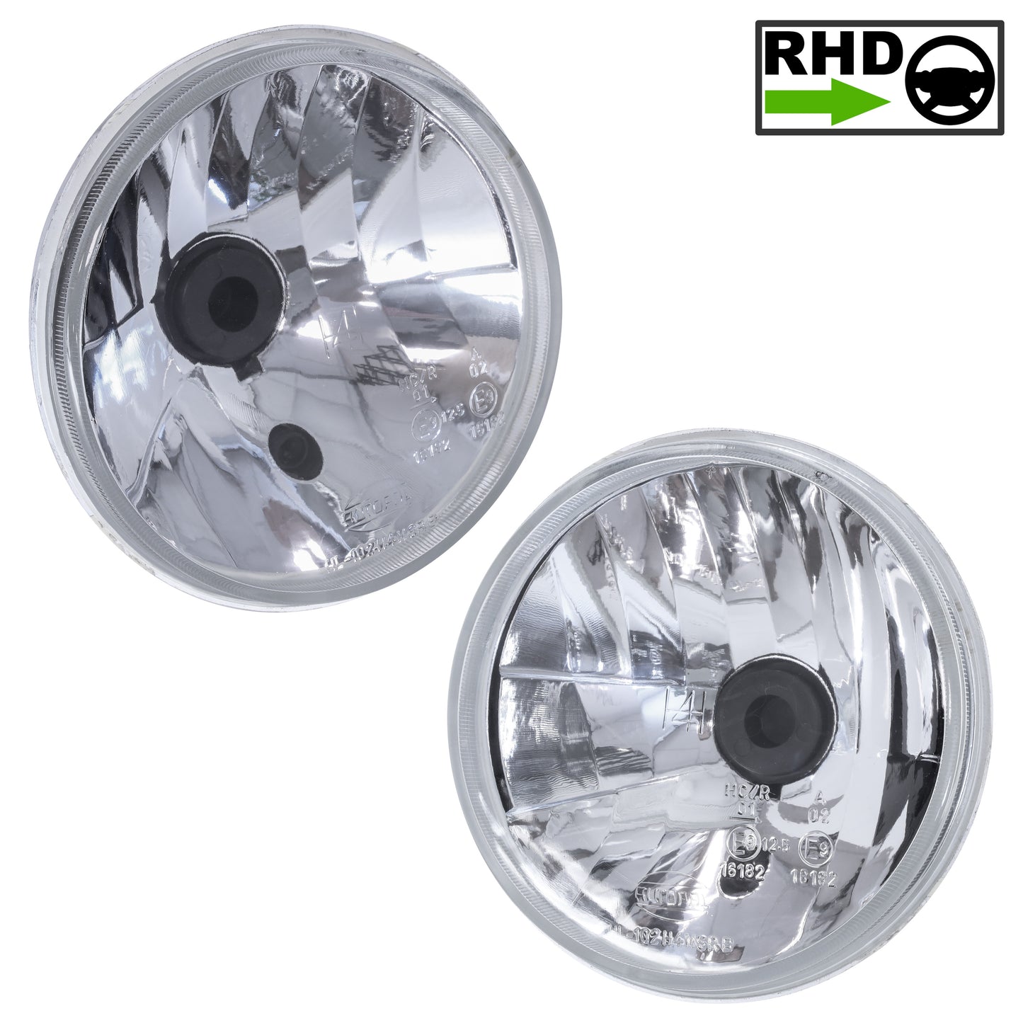 Crystal Halogen Headlight Conversion Upgrade Classic Mini (Pair) - RHD