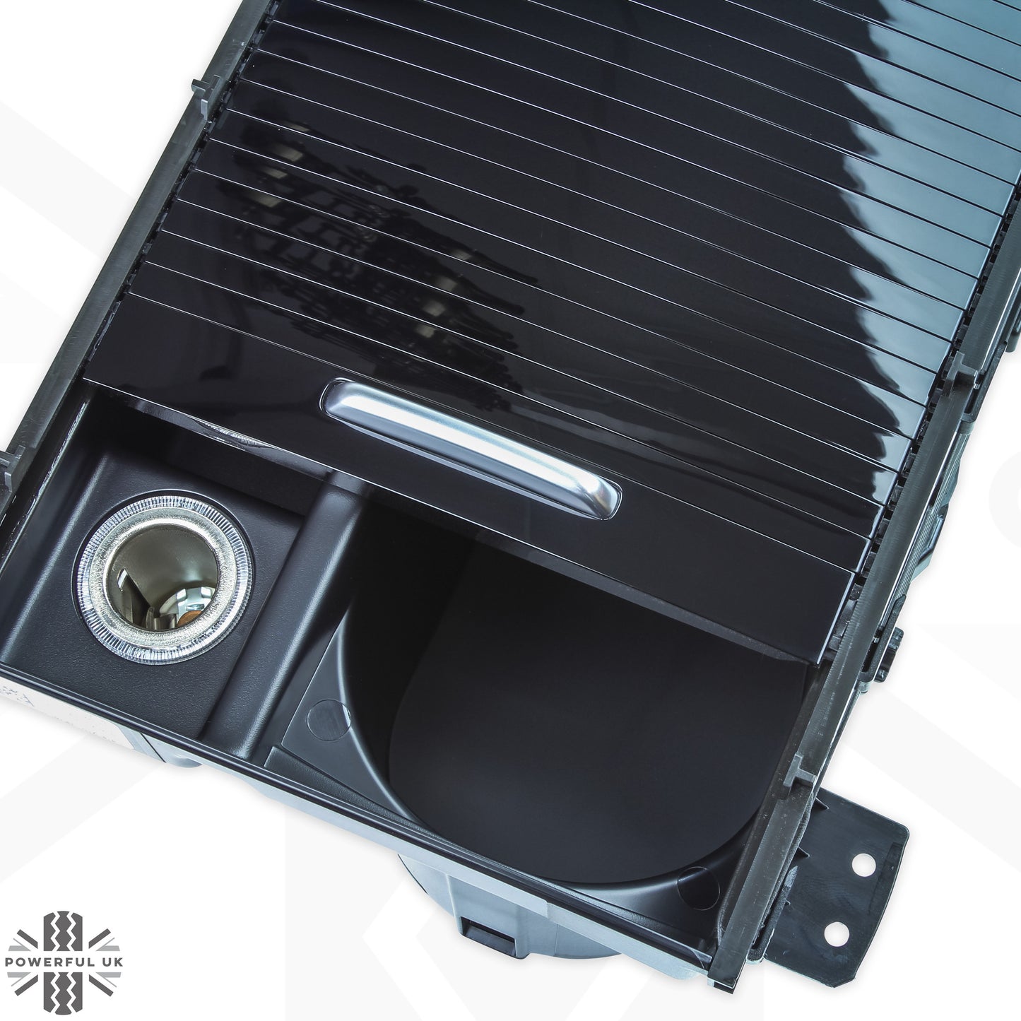 Genuine Cupholder Sliding Compartment for Range Rover Evoque 2011-18 RHD - Piano Black