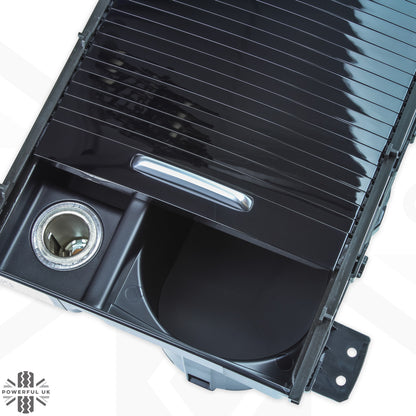 Genuine Cupholder Sliding Compartment for Range Rover Evoque 2011-18 RHD - Piano Black