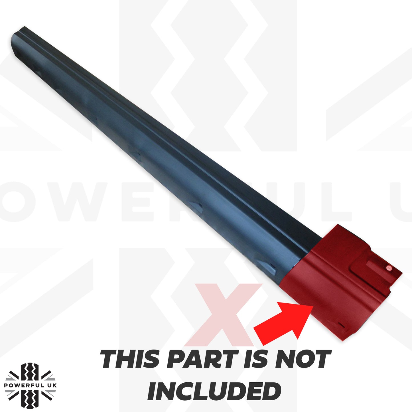 Sill Cover Plastic Moulding for Land Rover Discovery 3 & 4 - RH